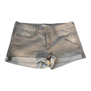 Denizen from Levi's Gray Jean Shorts with Distressed Details
